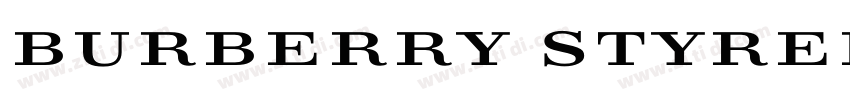 Burberry Styrene B字体转换 Burberry Styrene B字体转换